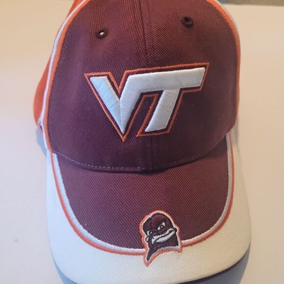 HOKIES Virginia Tech fan favorite Baseball hat Collegiate licensed strap back 1 - Picture 6 of 8